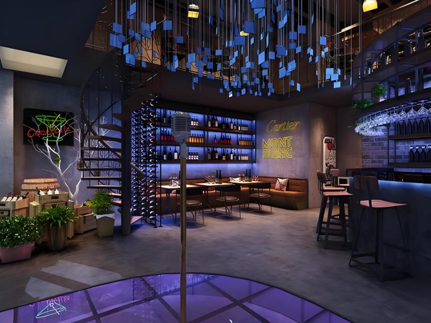 創(chuàng)意酒吧裝修效果圖，讓你的酒吧更吸引人